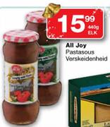 All Joy Pastasous Verskeidenheid-440g