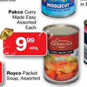 Pakco Curry Made Easy Assorted-400g Each