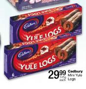 Cadbury Mini Yule Logs-145g Each