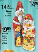 Wawl Jolly Santas-150 Each