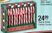 Red & White Candy Canes-12's
