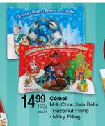 Cemoi Milk Chocolate Balls-100g Each