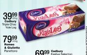 Cadbury Triple Choc Yule Log-320g