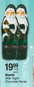 Nestle After Eight Chocolate Santa-100g Each