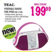 Teac Portable Radio For Ipod (SR-L110I)