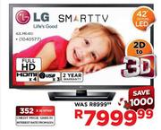 LG Full HD 3D LED Smart TV (42LM6410)-42"(107cm)