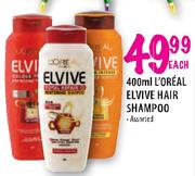 L'Oreal Elvive Hair Shampoo Assorted-400ml Each