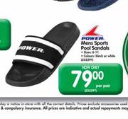 Power Mens Sports Pool Sandals-Per Pair