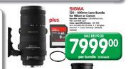 Sigma 120-400mm Lens Bundle For nikon Or Canon