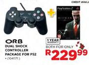ORB Dual Shock Controller Package For PS2