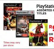 PS2 Assorted Platinum Titles-Each