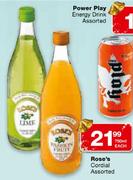 Rose's Cordial Assorted-750ml Each