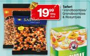 Safari Grondboontjies/Grondboontjies & Rosyntjies-500g Elk