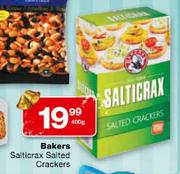 Bakers Saltcrax Salted Crackers-400g