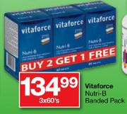 Vitaforce Nutri-B Banded Pack - 3 x 60's