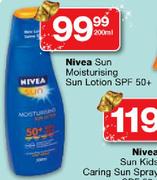 Nivea Sun Moisturising Sun Lotion SPF 50+ - 200ml