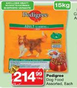 Pedigree Dog Food - 15kg Each