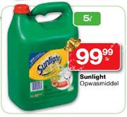 Sunlight Opwasmiddel - 5 Ltr