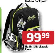 Go Girls Backpack Floral