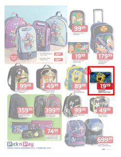 Pick n Pay : Save on Back to School Gear (31 Dec - 3 Feb), page 9