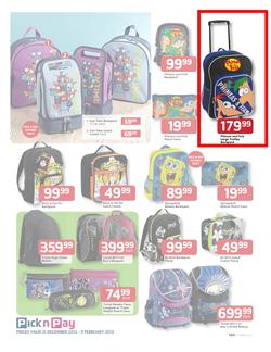 Pick n Pay : Save on Back to School Gear (31 Dec - 3 Feb), page 9