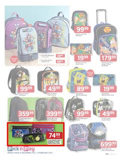 Pick n Pay : Save on Back to School Gear (31 Dec - 3 Feb), page 9