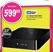 Western Digital 2.5" 500GB Hard Drive