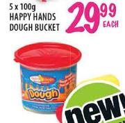 5x100g Happy Hands Dough Bucket-Each