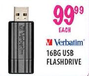 Verbatim 16BG USB Flashdrive-Each