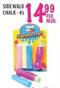 Sidewalk Chalk-4's Per Pack