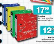 Croxley A4 Lever Arch File-Each