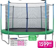 Bounceking 8 Foot Trampoline Combo