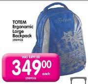 Totem Ergonomic Large Backpack Each