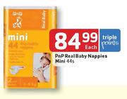 PnP Real Baby Nappies Mini-44's Each