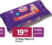 TLC Baby Wipes Assorted-80's Each