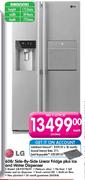 LG Side-By-Side Linear Fridge Plus Ice and Water Dispenser(Model:GR-P207BLXV)-608L Each