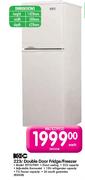 KIC Double Door Fridge/Freezer(Model:KTF523WH)-223L Each