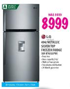 LG Metallic Silver Top Freezer Fridge-494Ltr(GR-B702GLPW)
