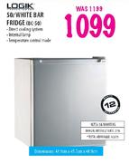Logik White Bar Fridge-50Ltr(BC-50)