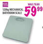 Simple Choice 120Kg Mechanical Bathroom Scale