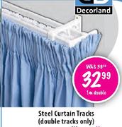 Decorland Steel Curtain Tracks(Double Tracks Only)-3m Double