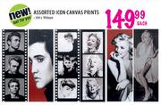 Assorted Icon Canvas Prints-Each