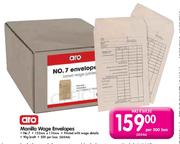 Aro Manilla Wage Envelopes-Per 500 Box