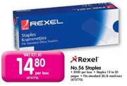 Rexel No. 56 Staples-5000 Per Box