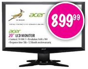 Acer 20" LCD Monitor