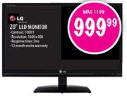 LG 20" LED Monitor