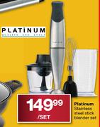 Stainless Steel Stick Blender Set-Per Set