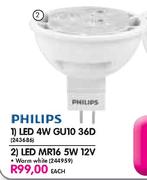 Philips LED MR16 5W 12V Each