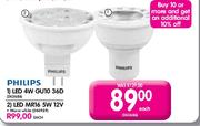 Philips LED 4W GU10 36D Each