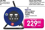 Reelco 20mx1.0mm Double Plug Switch Each